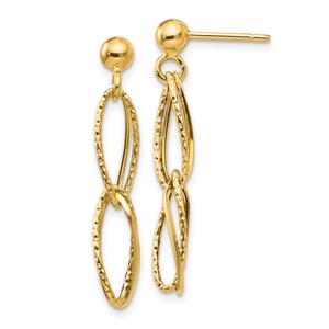Gold Classics(tm) 14kt. Gold Stud Dangle Earrings