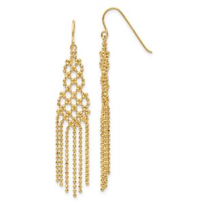 Gold Classics(tm) 14kt. Bead Chain Earrings