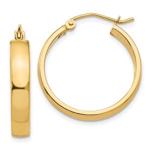 Gold Classics(tm) 14kt. Gold Polished Hoop Earrings