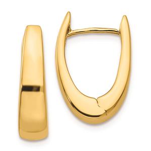 Gold Classics(tm) 14kt. Gold High Polished Hoop Earrings