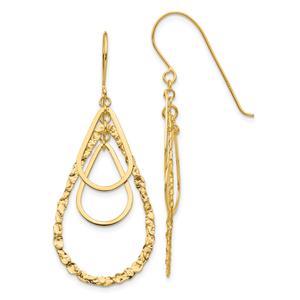 Gold Classics(tm) 14kt. Tear Drop Earrings