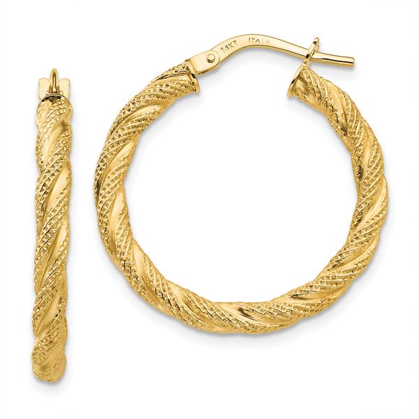 Gold Classics(tm) 32mm Gold Hoop Earrings