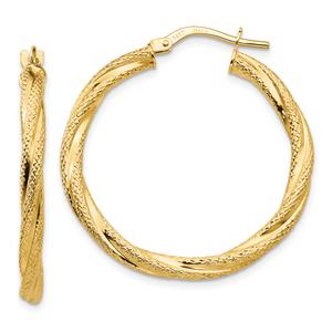 Gold Classics(tm) 31mm Gold Hoop Earrings