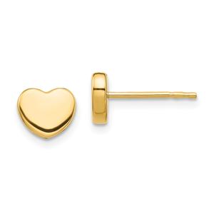 Gold Classics(tm) 14kt. Heart Stud Earrings