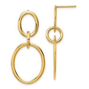 Gold Classics(tm) 14kt. Yellow Gold Hoop Earrings