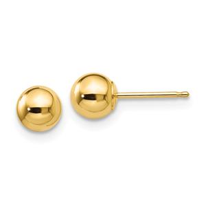 Gold Classics(tm) 14kt. Gold 5mm Ball Stud Earrings