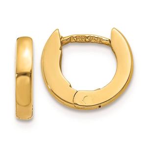 Gold Classics(tm) 14kt. Yellow Gold Polished Hoop Earrings