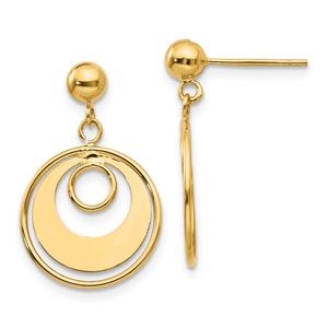 Gold Classics(tm) 14kt. Circle Post Earrings