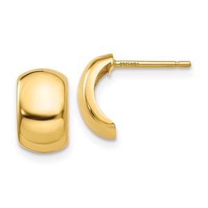 Gold Classics(tm) 14kt. Gold Polished Fancy Stud Earrings