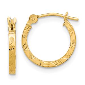 Gold Classics(tm) 14kt. Gold 1.5mm Tube Hoop Earrings