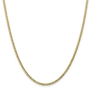 Unisex Gold Classics(tm) 10kt. 2.5mm 20in. Link Chain Necklace