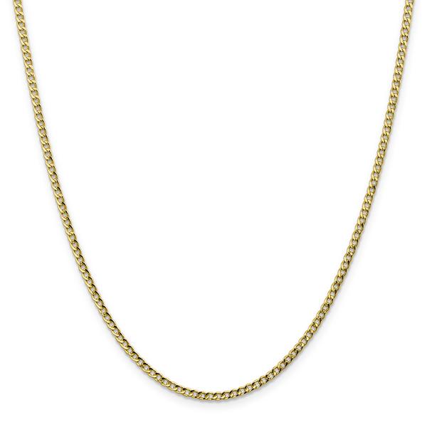 Unisex Gold Classics(tm) 10kt. 2.5mm 20in. Link Chain Necklace