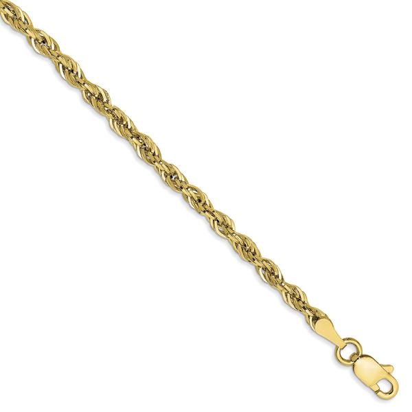 Gold Classics(tm) 10kt. 16in. Semi-Solid Rope Chain Necklace alternate view