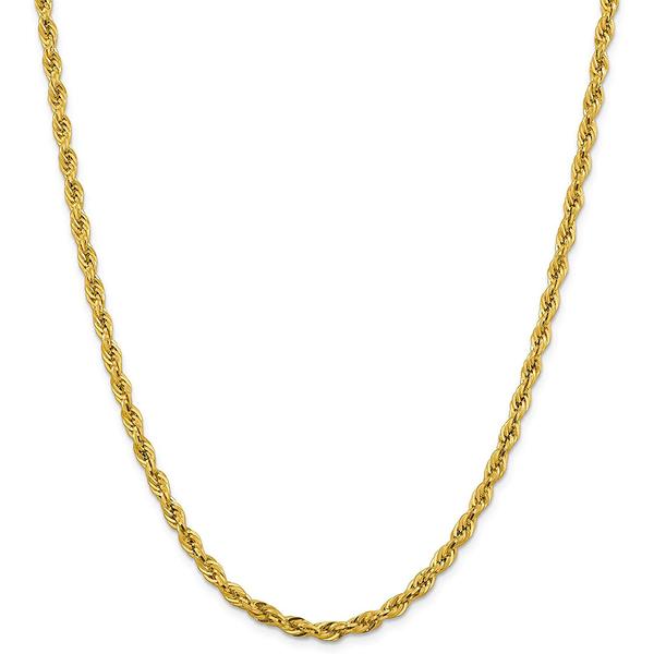 Adult Unisex Gold Classics(tm) 10kt. 18in. Semi-Solid Chain Necklace