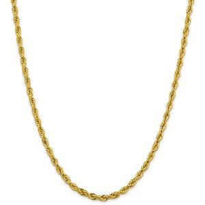 Adult Unisex Gold Classics(tm) 10kt. 18in. Semi-Solid Chain Necklace