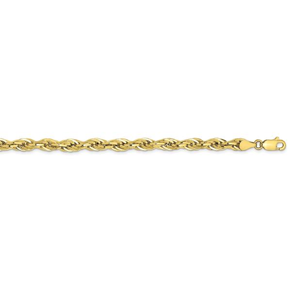 Unisex Gold Classics(tm) 10kt. 4.75mm 26in. Semi-Solid Rope Chain