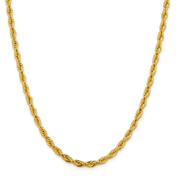 Unisex Gold Classics(tm) 10kt. 4.75mm 28in. Semi-Solid Rope Chain