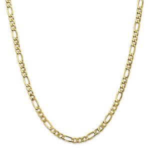 Gold Classics(tm) 10kt. 5.35mm 16in. Semi-Solid Figaro Chain