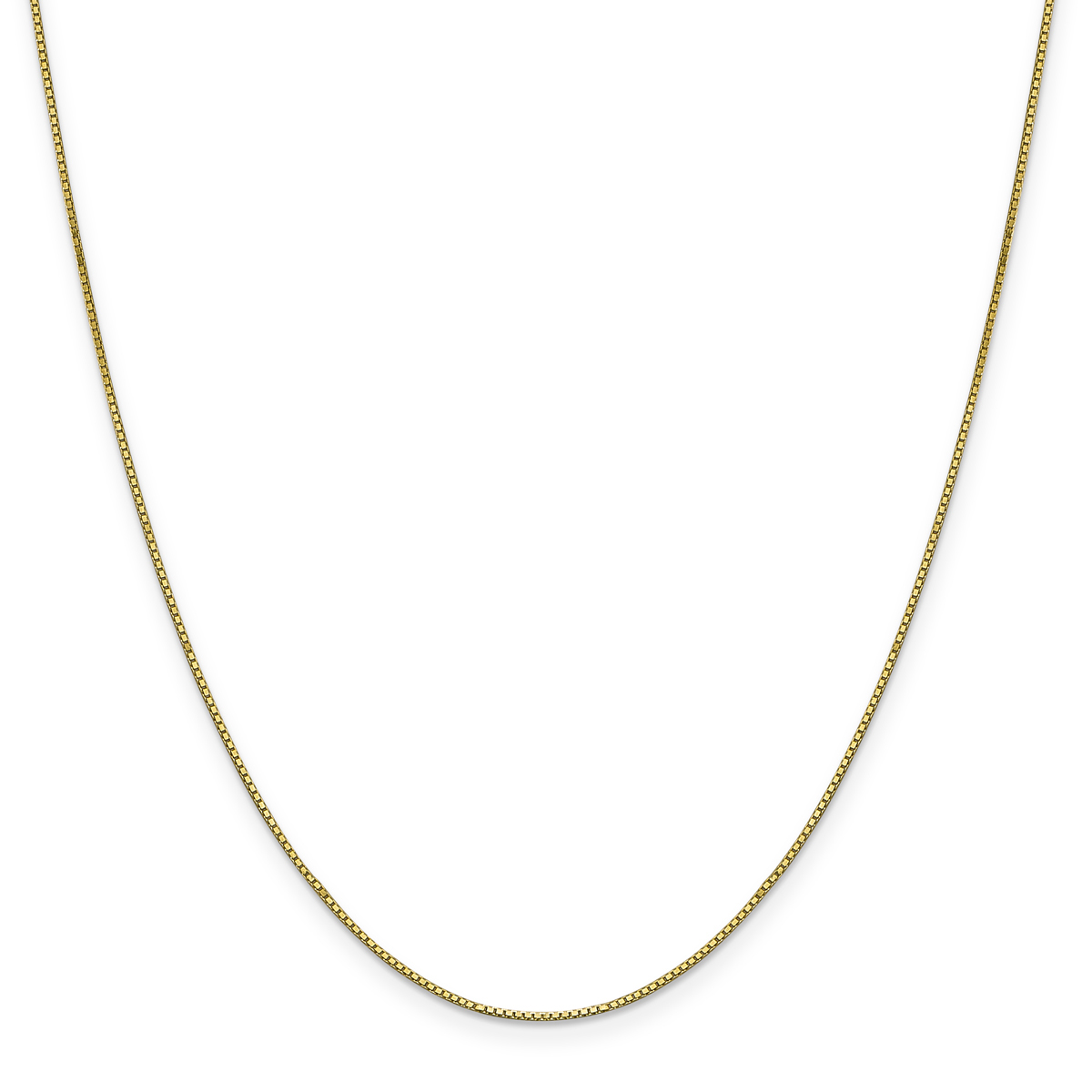 Gold Classics(tm) 10kt. 0.90mm Yellow Gold Box Chain Necklace