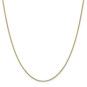 Gold Classics(tm) 10kt. 0.90mm Yellow Gold Box Chain Necklace