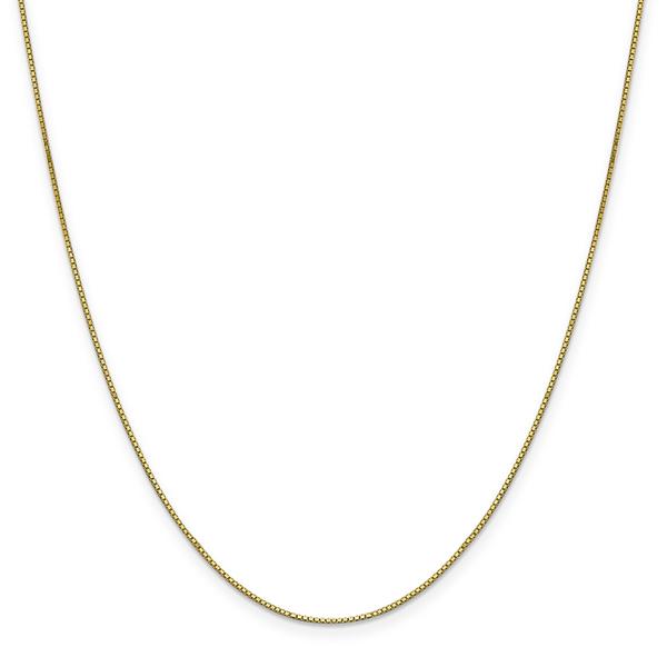 Gold Classics(tm) 10kt. Gold 0.9mm 30in. Box Chain Necklace