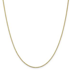 Gold Classics(tm) 10kt. Gold 1.1mm 16in. Box Chain Necklace