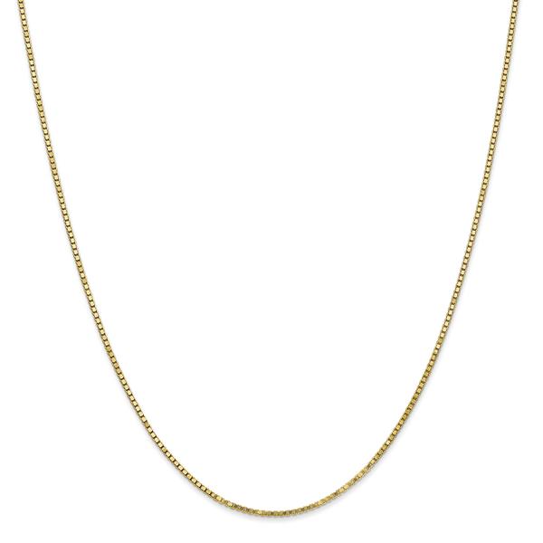 Gold Classics(tm) 10kt. Gold 1.3mm 22in. Box Chain Necklace