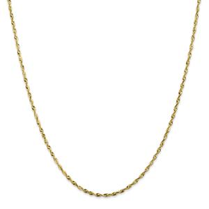 Gold Classics(tm) 10kt. 1.8mm 30in. Extra-Light Rope Chain