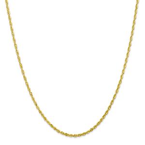 Gold Classics(tm) 10kt. 2.25mm 24in. Extra-Light Rope Chain