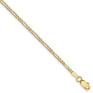 Gold Classics(tm) 10kt. 1.75mm 18in. Polished Figaro Chain alternate view