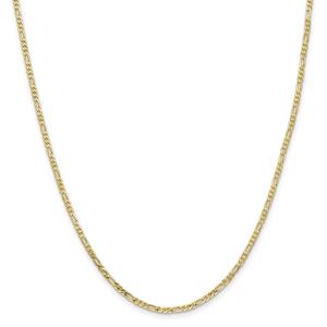 Gold Classics(tm) 10kt. 2.2mm 20in. Figaro Link Chain