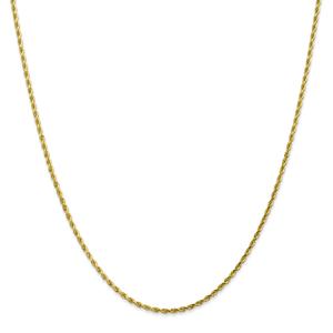 Gold Classics(tm) 10kt. 1.75mm 16in. Diamond-Cut Rope Chain