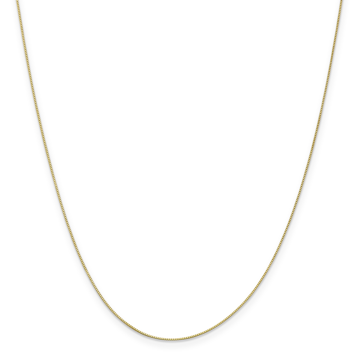 Gold Classics(tm) 10kt. Gold 0.5mm 16in. Box Chain Necklace