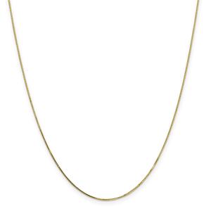 Gold Classics(tm) 10kt. Gold 0.7mm 18in. Box Chain Necklace