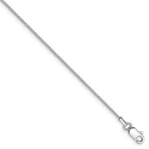 Gold Classics(tm) 10kt. White 0.9mm 30in. Box Chain Necklace alternate view