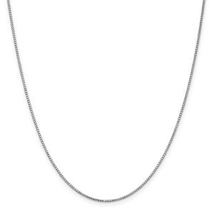 Gold Classics(tm) 10kt. White Gold 1.1mm 20in. Chain Necklace