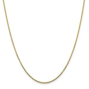 Gold Classics(tm)10kt. 1.45mm 20in. Diamond Cut Chain Necklace