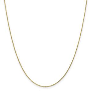 Gold Classics(tm)10kt. 0.95mm 20in Diamond Cut Chain Necklace