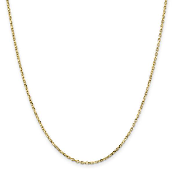 Gold Classics(tm) 10kt. Gold 1.8mm 24in. Cable Chain Necklace
