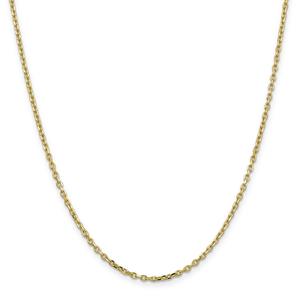 Gold Classics(tm) 10kt. Gold 2.2mm 20in. Cable Chain Necklace