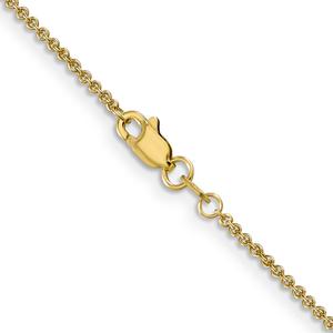 Gold Classics(tm) 10kt. Yellow Gold 1.4mm Chain Necklace alternate view