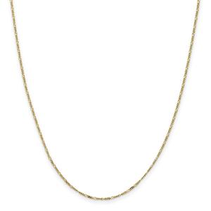 Gold Classics(tm) 10kt. 1.25mm 24in. Flat Figaro Chain