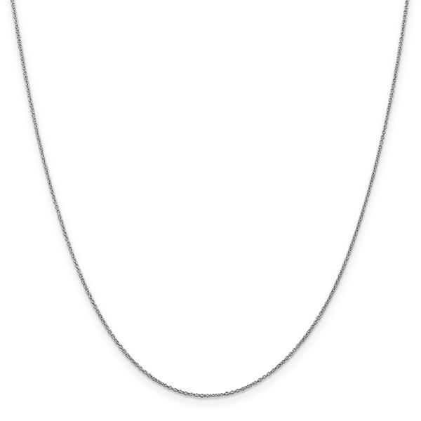 Gold Classics(tm) 10kt. White Gold 0.9mm Chain Necklace