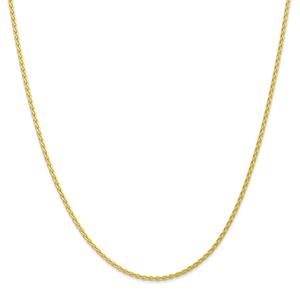 Adult Unisex Gold Classics(tm) 10kt. Parisian Chain 24in. Necklace
