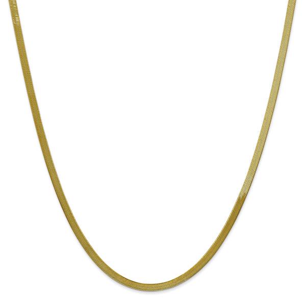Unisex Gold Classics(tm) 10kt. 3.0mm 20in. Silky Herringbone Chain