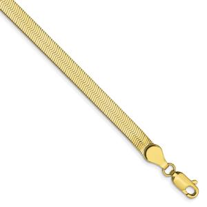 Mens Gold Classics(tm) 10kt. 4.0mm 18in. Silky Herringbone Chain alternate view
