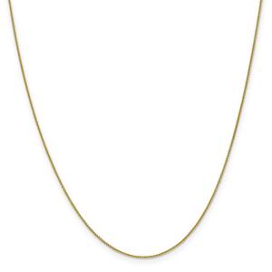 Gold Classics(tm) 10kt. 0.80mm Spiga Pendant Chain Necklace