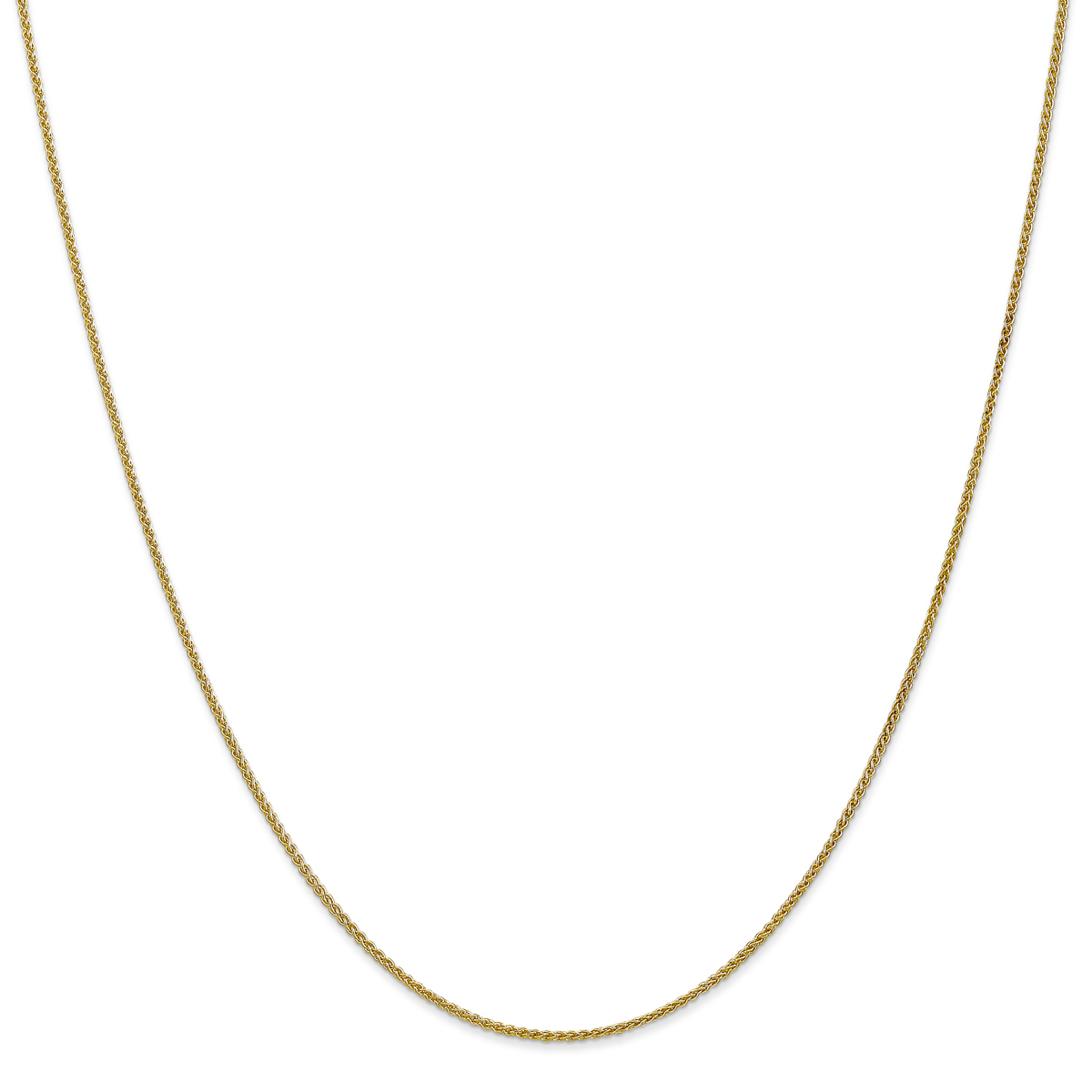 Adult Unisex Gold Classics(tm) 10kt. 30in. Spiga Chain Necklace