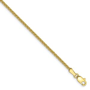 Gold Classics(tm) 10kt. 18in. Polished Spiga Chain Necklace alternate view