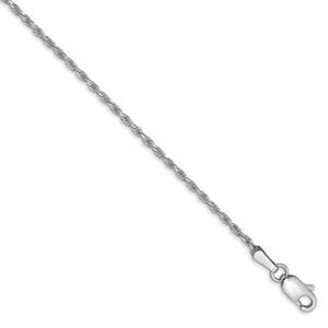 Gold Classics(tm) 10kt. White Gold 16in. 1.3mm Chain Necklace alternate view